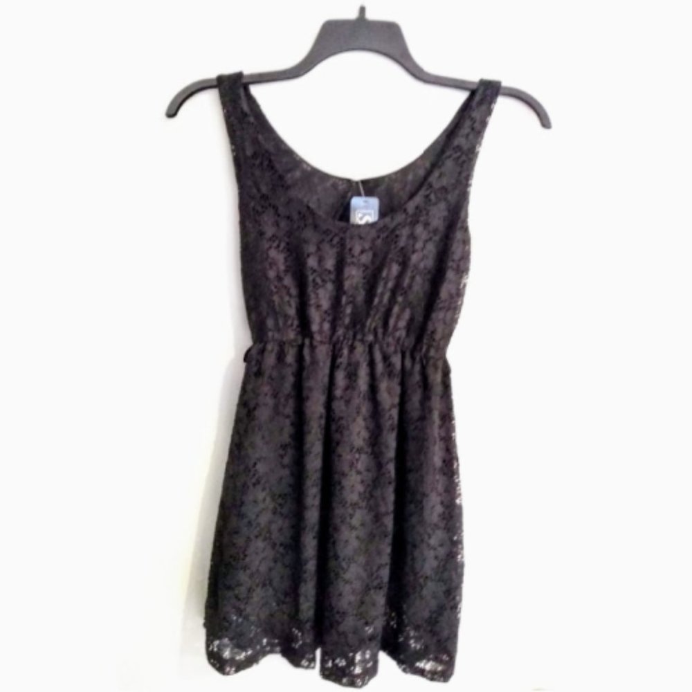 Black Lace Dress Sleeveless - So Sexy